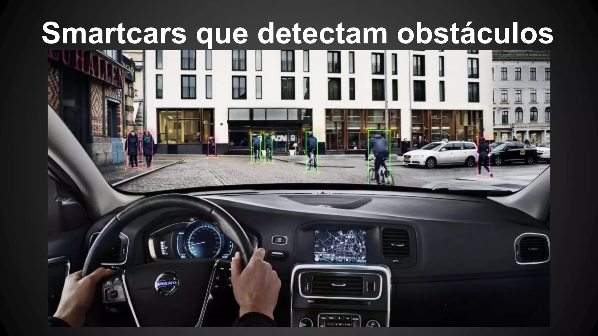 Smartcars que detectam obstáculos
 