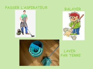 BALAYERPASSER L’ASPIRATEUR
LAVER
PAR TERRE
 