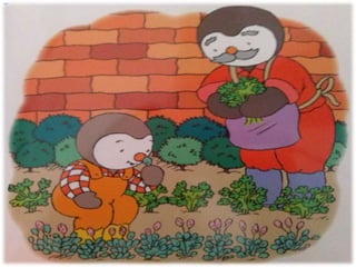 Tchoupi dans le jardin