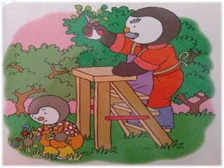 Tchoupi dans le jardin