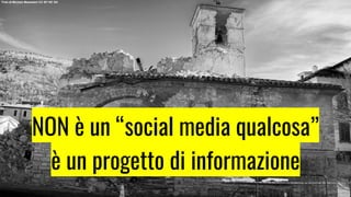 NON  un social media qualcosa-
 un progetto di informazione
Foto di Michele Massetani CC BY NC SA
 