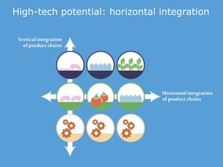High-tech potential: horizontal integration
 