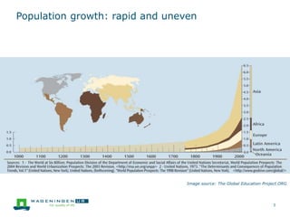 Population growth: rapid and uneven
3
Image source: The Global Education Project.ORG
 