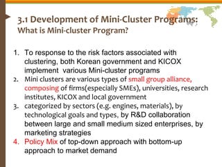 TCI 2015 Boosting Cluster & Mini-Cluster-Based Programs in Korea