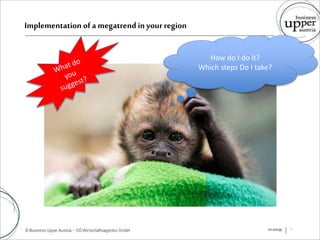 Implementation ofa megatrend in your region
DD.MM.JJJJ 9
How do I do it?
Which steps Do I take?
 