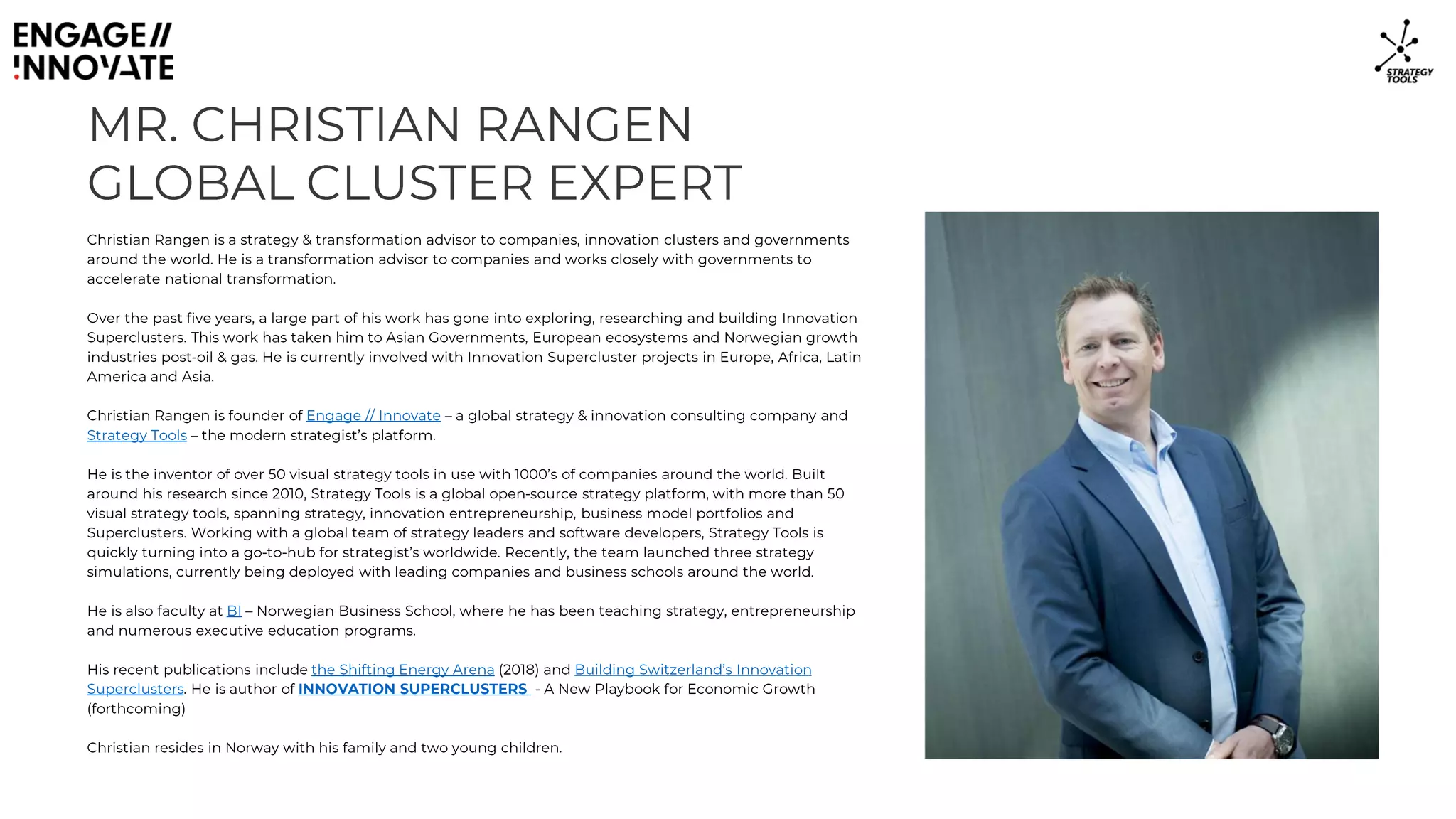 TCI 2019 - Cluster Strategy - Christian Rangen
