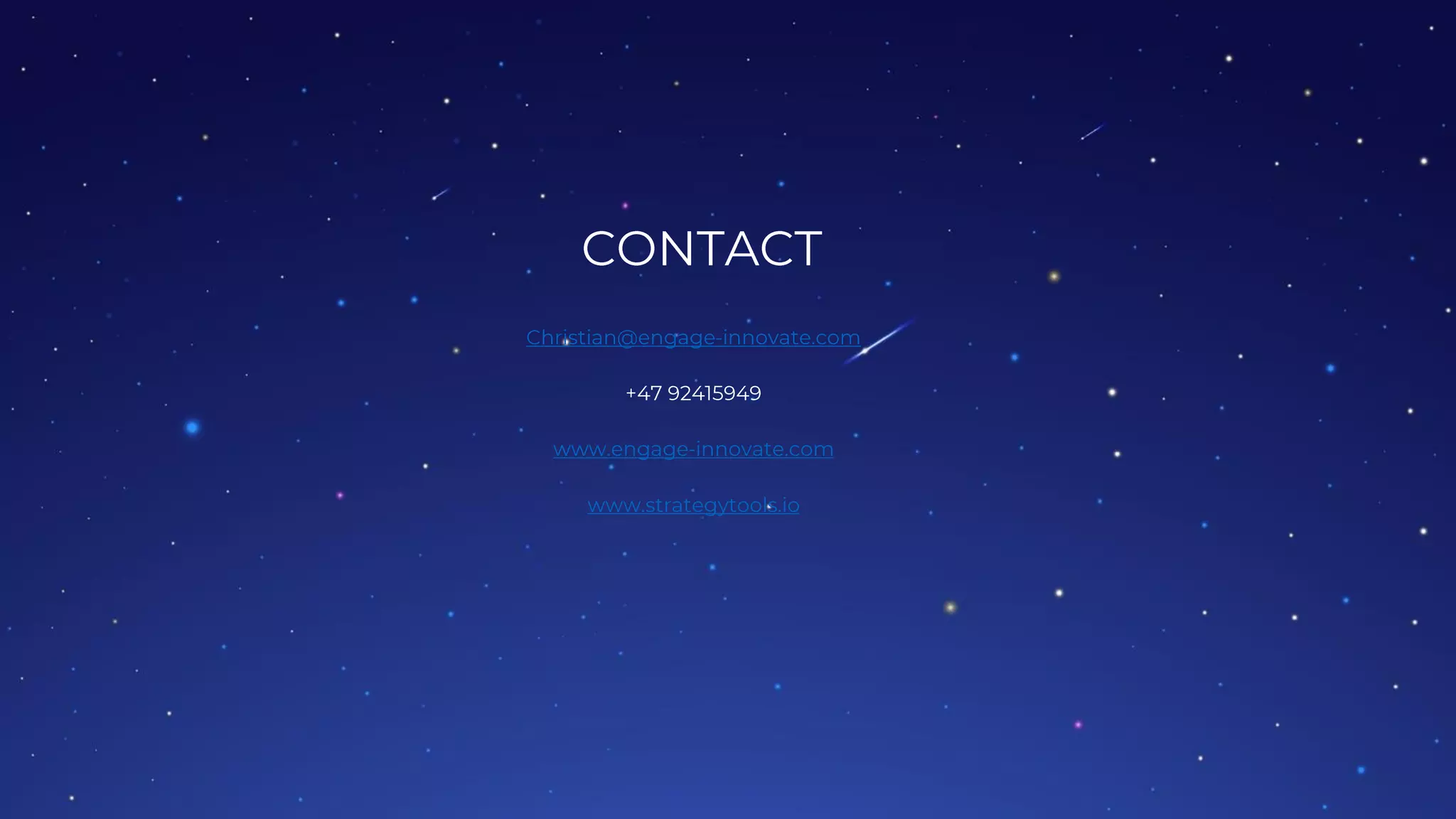 TCI 2019 - Cluster Strategy - Christian Rangen