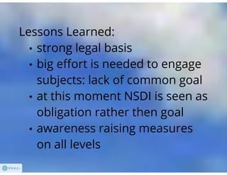 Nsdi Pdf NSDI Lessons learned | PDF