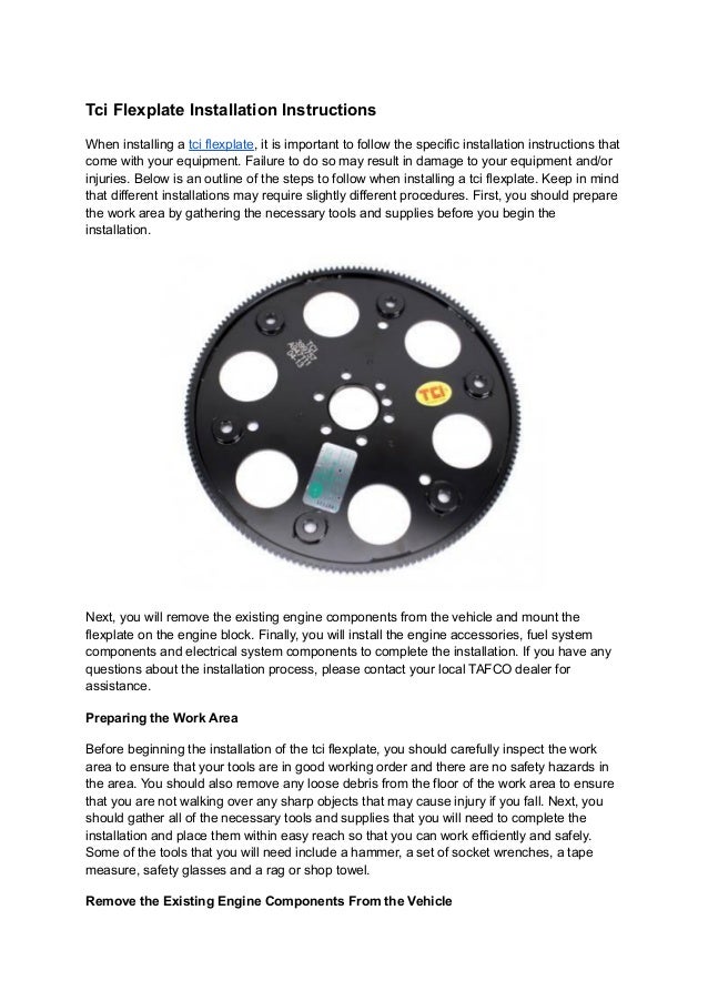 Tci Flexplate Installation Instructions.pdf