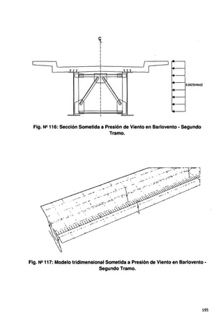 <[_
1
1
i
i
1
!
0.0425tnf/ml2
Fig. N2 116: Sección Sometida a Presión de Viento en Barlovento • Segundo
Tramo.
Fig. N!! 117: Modelo tridimensional Sometida a Presión de Viento en Barlovento •
Segundo Tramo.
195
 