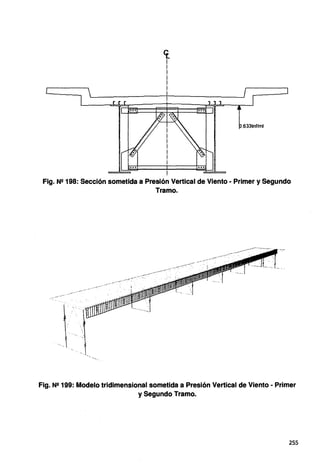 <[
1
i
i
i
1
i
.633tnffml
Fig. N!! 198: Sección sometida a Presión Vertical de Viento - Primer y Segundo
Tramo.
·--...
Fig. N!Z 199: Modelo tridimensional sometida a Presión Vertical de Viento - Primer
y Segundo Tramo.
255
 