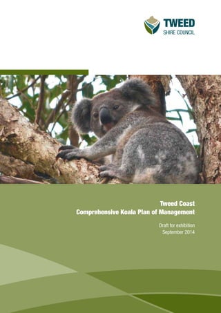 Tweed Coast
Comprehensive Koala Plan of Management
Draft for exhibition
September 2014
 