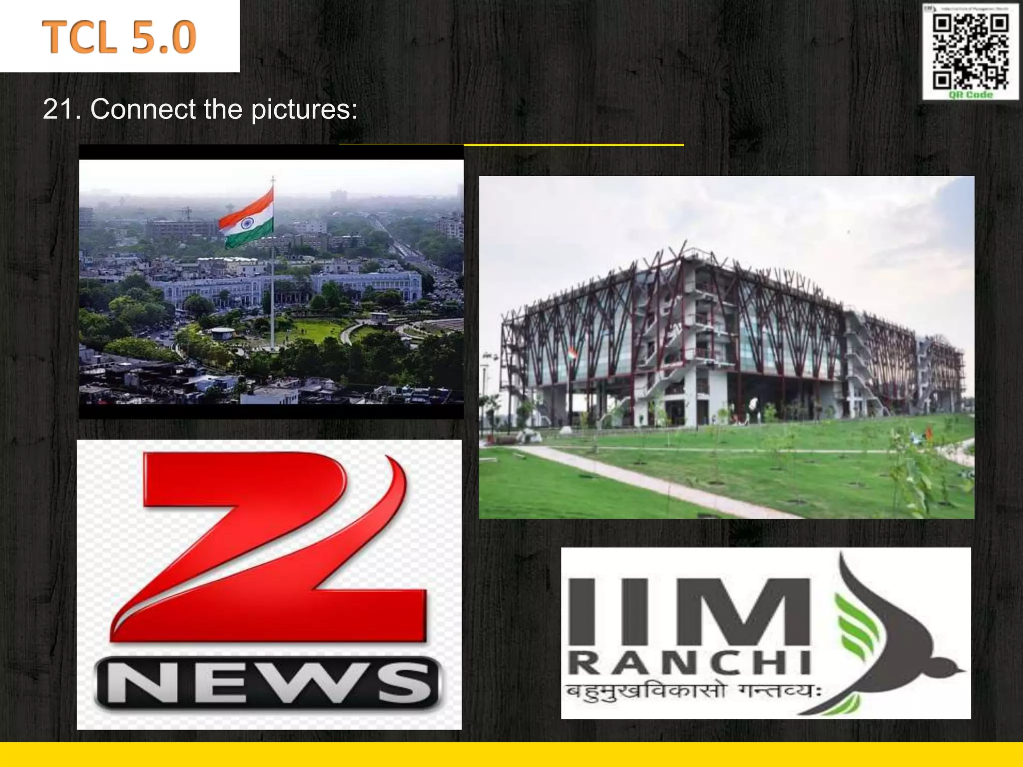 21. Connect the pictures:
 