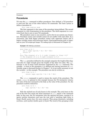 the tcl introduction commands for beginners | PDF