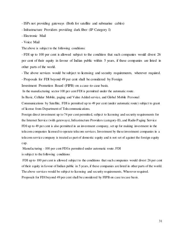 Tata Communication Limited Summer Internship Report