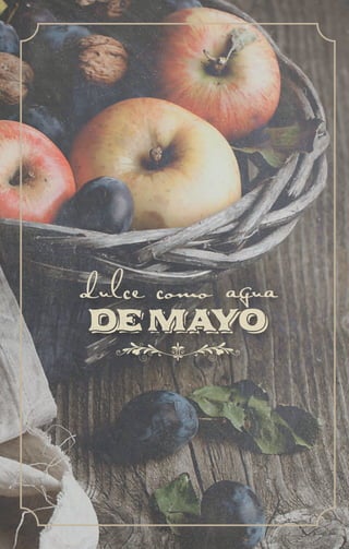 dulce como agua
demayo
 