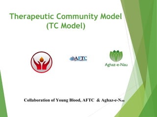 Therapeutic Community Model
(TC Model)
Collaboration of Young Blood, AFTC & Aghaz-e-Nau
 