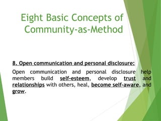 Community As Method Tc training manual | PPT