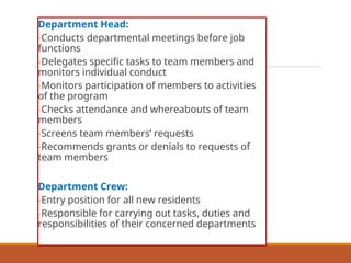 therapeutic community modality program (TCMP) bureau of jail management ...