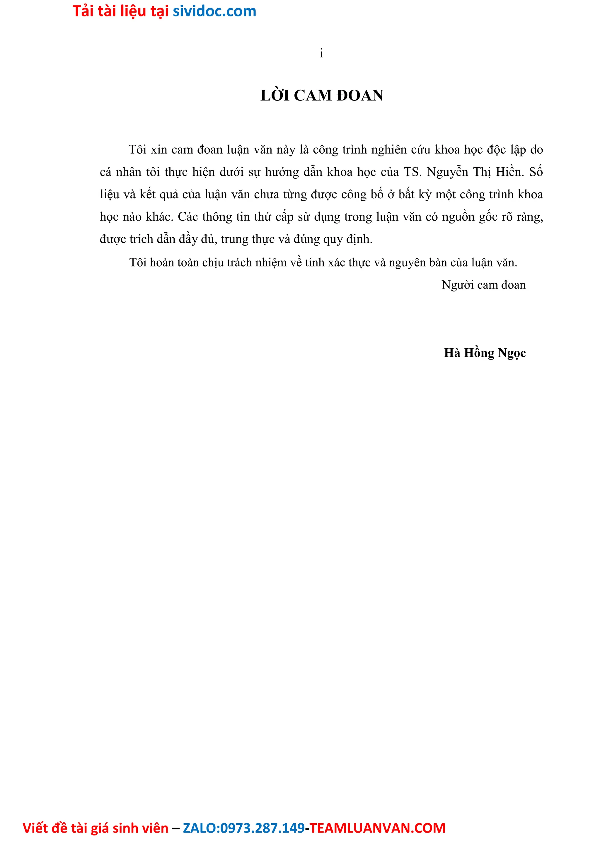Tác Động Của Các Yếu Tố Vĩ Mô Đến Lợi Suất Trái Phiếu Chính Phủ Việt Nam.doc