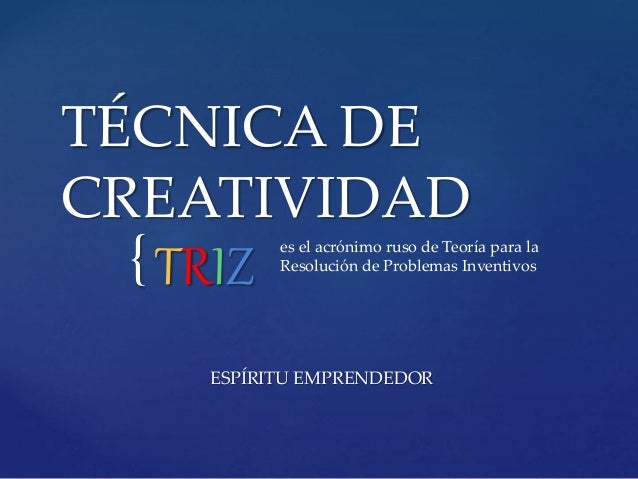T cnicas de creatividad en Innovaci n y creatividad
