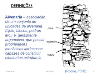 DEFINIÇÕES 
02-08-2014 
JOÃO NEVES 
3  