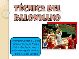 Alejandra Cardona Gaviria
 Esneider Durango Murillo
  Melissa Patiño Arboleda
 Hadaluz Pulgarín Taborda
  Pablo A. Torres ...