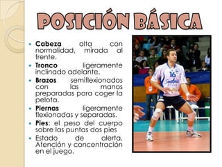    Cabeza         alta      con
    normalidad, mirada al
    frente.
   Tronco          ligeramente
    inclinado adela...