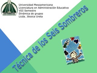 Universidad Mesoamericana
Licenciatura en Administración Educativa
VIII Semestre
Dinámica de grupos
Licda. Jéssica Ureta
 