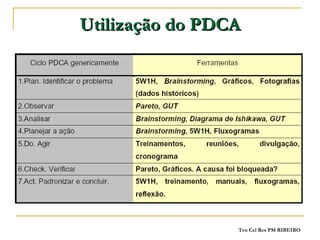 Utilização do PDCA 