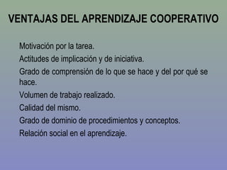 Motivación por la tarea. Actitudes de implicación y de iniciativa. Grado de comprensión de lo que se hace y del por qué se...