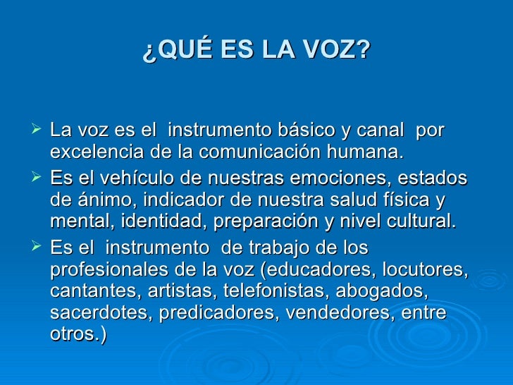 La Voz