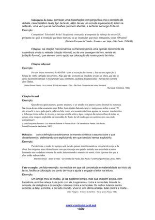 TéCnicas De RedaçãO