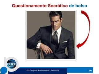 Questionamento Socrático de bolso
243
TCC - Registro de Pensamento Disfuncional
 