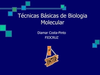 Técnicas Básicas de Biologia
         Molecular
       Diamar Costa-Pinto
           FIOCRUZ
 