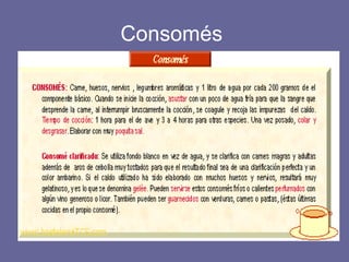 Consomés  