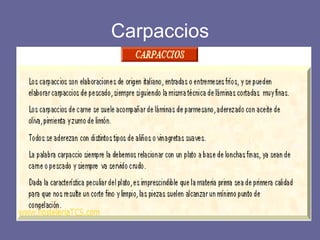 Carpaccios 