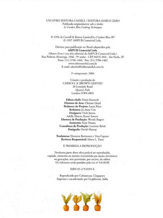 Técnicas culinárias-  Le Cordon Bleu