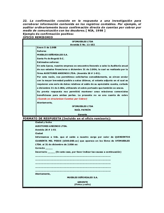 Técnicas de auditoria