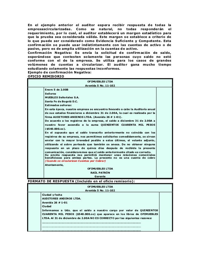 Técnicas de auditoria