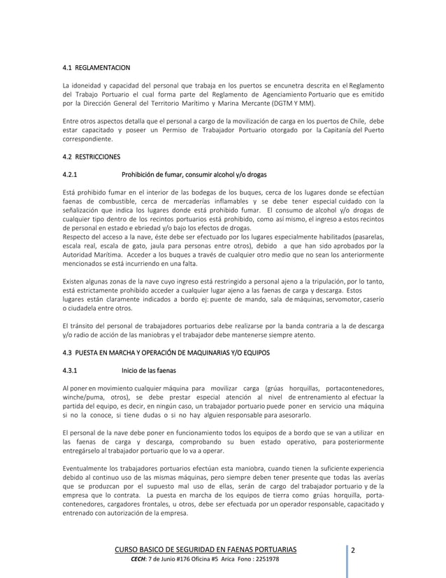 Técnicas de carga y descarga en los puertos PDF