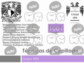 Grupo: 1001
 