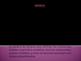 La mayor parte de los administradores comprenden mejor los datos estadísticos cuando se le presenta en forma gráfica, allí se representan mejor tendencias y relaciones.  Puesto que ningún administrador puede hacer nada con respecto al pasado, es esencial que los reportes estadísticos muestren tendencias para que las personas que los observan puedan extrapolar y estimar el rumbo, o tendencia. Esto significa que la mayor parte de los datos, cuando se presentan en gráficas, deben estar disponibles en promedios de tiempos para eliminar las variaciones debidas a períodos contables, factores estacionales, ajustes contables y otras variaciones asociados con tiempos determinados. 
