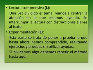 TéCnicas De Estudio