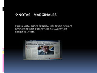 RESUMIR: EL RESUMEN ES UNA REPRESENTACIÓN ABREVIADA Y PRECISA DEL CONTENIDO DE UN DOCUMENTO, SIN INTERPRETACIÓN CRÍTICA Y SIN DISTINCIÓN DEL AUTOR DEL ANÁLISIS; ES UNA BREVE REDACCIÓN QUE RECOGE LAS IDEAS PRINCIPALES DEL TEXTO. EVALUACIÓN:  ES LA DETERMINACIÓN SISTEMÁTICA DEL MÉRITO, EL VALOR Y EL SIGNIFICADO DE ALGO O ALGUIEN EN FUNCIÓN DE UNOS CRITERIOS RESPECTO A UN CONJUNTO DE NORMAS.LOS  METODOS DE ESTUDIO SON :PRELECTURA:ES LA  PRIMER LECTURA QUE SE  HACE  DEL TEXTO  O DEL PARRAFO APARTE DE SER  LA PRIMERA  ES LA  QUE SE HACE MAS RAPIDA.