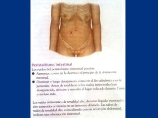 Técnicas de exploración abdominal