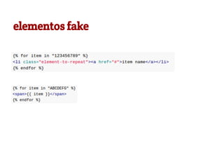 elementos fake

 