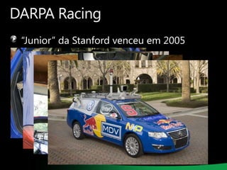 DARPA Racing
“Junior” da Stanford venceu em 2005

 