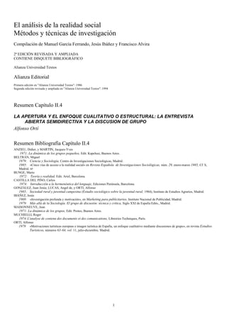 El análisis de la realidad social Métodos y técnicas de investigación ...