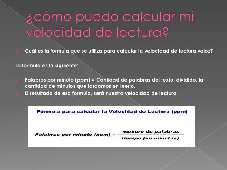 Técnicas de lectura veloz